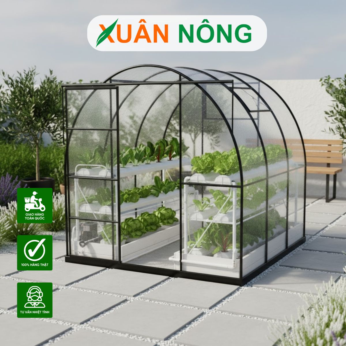 Nhà màng mini - Giải pháp trồng rau sạch tại nhà hiệu quả và tiết kiệm