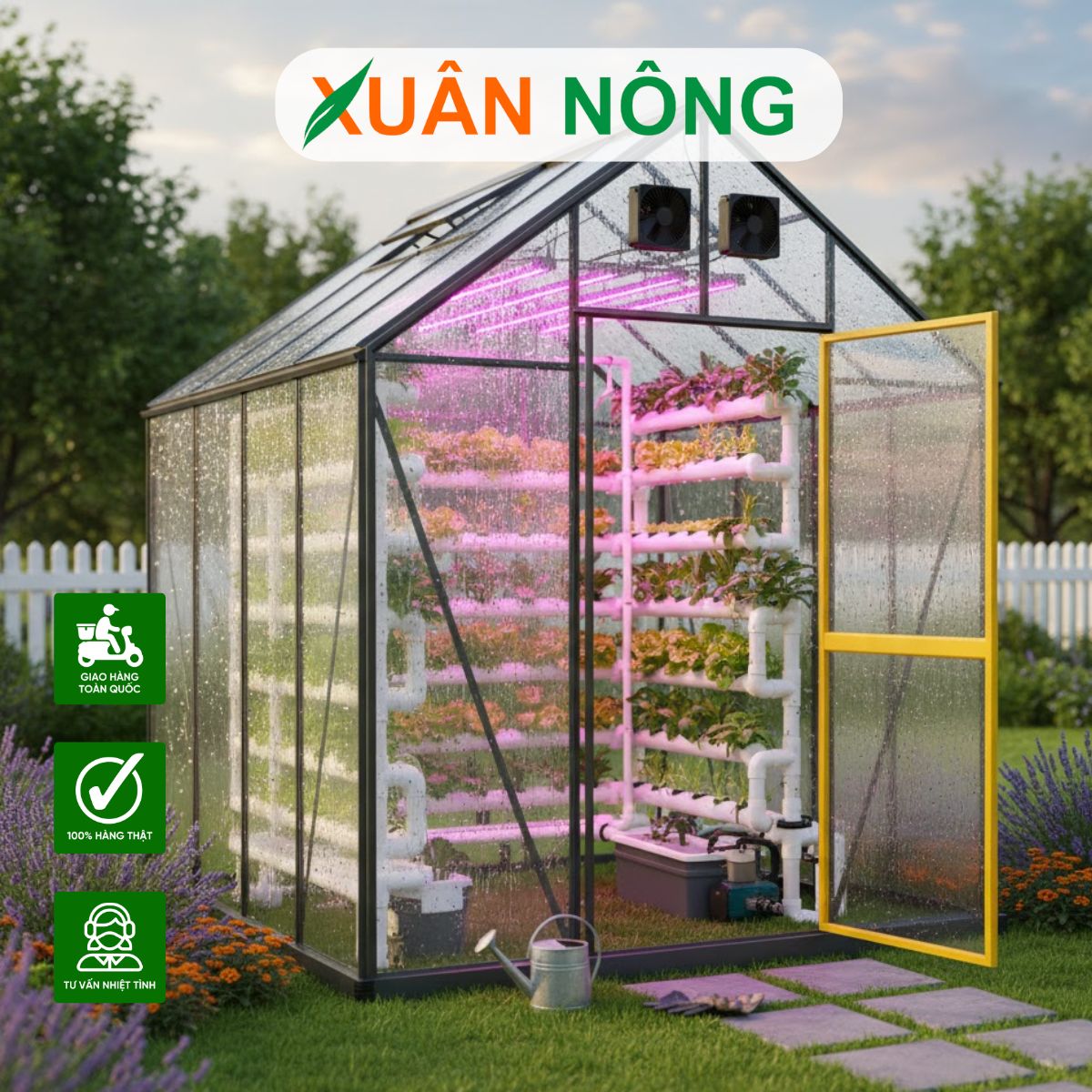 Nhà màng mini - Kiểm soát nhiệt, ẩm và sâu bệnh hiệu quả